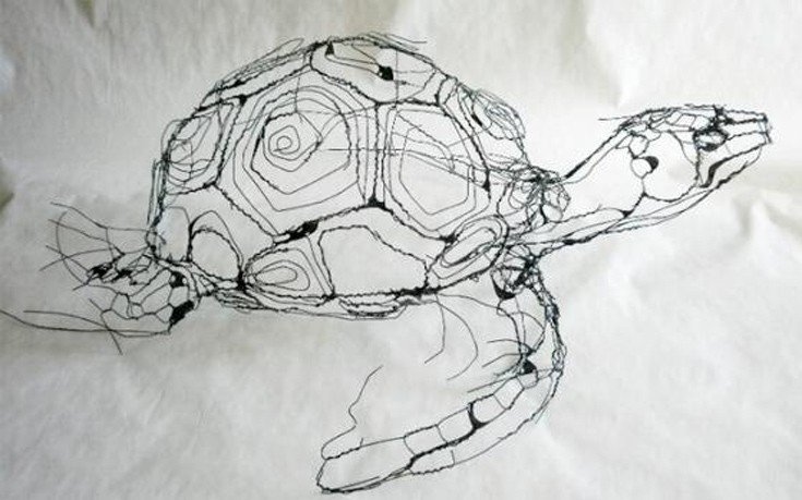  Τα γλυπτά από σύρμα: Οταν η όραση δημιουργεί ψευδαισθήσεις [εικόνες]  | iefimerida.gr 0