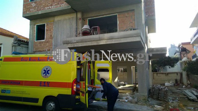 Εργατικό ατύχημα στα Χανιά -Ανδρας έπεσε από τον τρίτο όροφο οικοδομής [εικόνες] | iefimerida.gr 2