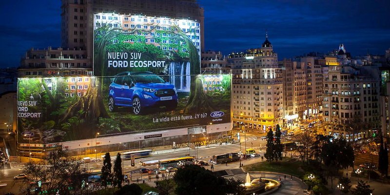 Ρεκόρ Γκίνες για τη γιγαντοαφίσα του νέου Ford EcoSport στη Μαδρίτη | iefimerida.gr 1