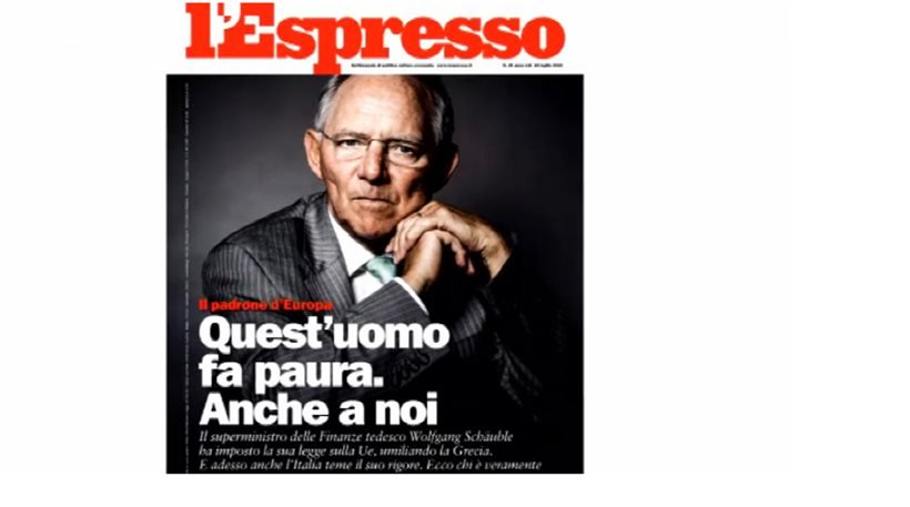 L' Espresso: Ο Σόιμπλε προκαλεί φόβο -Ακόμη και σε εμάς | iefimerida.gr 0