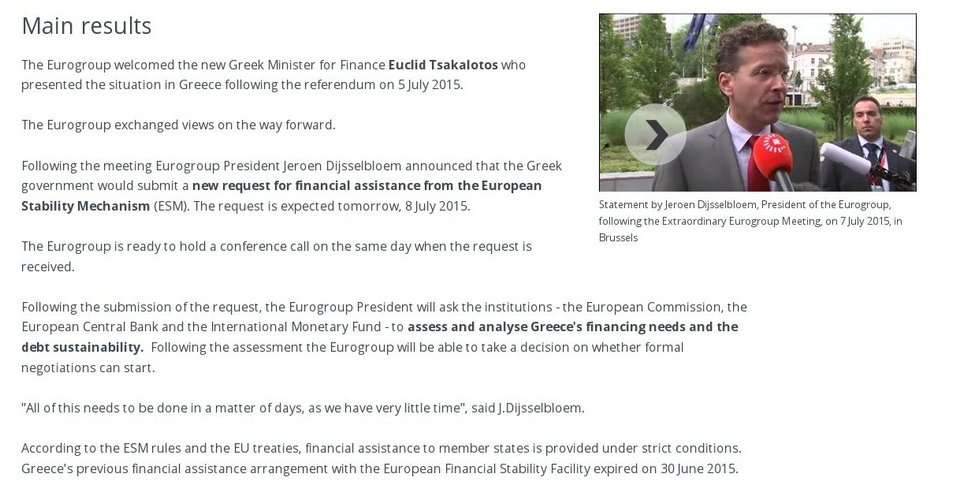 Η Ελλάδα ζητάει συμφωνία-γέφυρα 1 μηνός και μετά Μνημόνιο [βίντεο] | iefimerida.gr 8