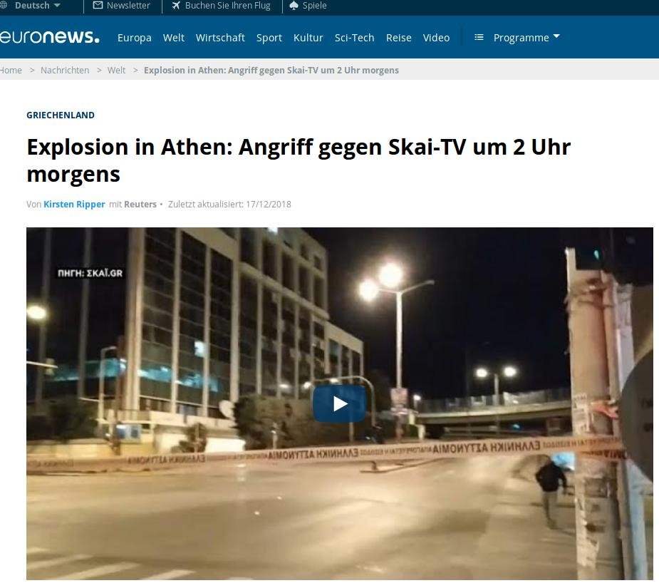 Διεθνή ΜΜΕ για τη βόμβα στον ΣΚΑΪ: «Πλήγμα κατά της Δημοκρατίας» | iefimerida.gr 4