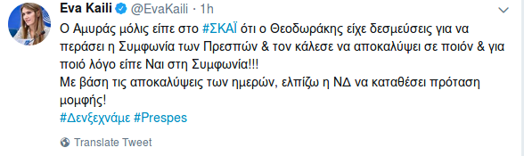 Αμυράς: Το Ποτάμι το διέλυσε ο Θεοδωράκης -Να βγει και να πει γιατί ψήφισε τη Συμφωνία των Πρεσπών | iefimerida.gr 0