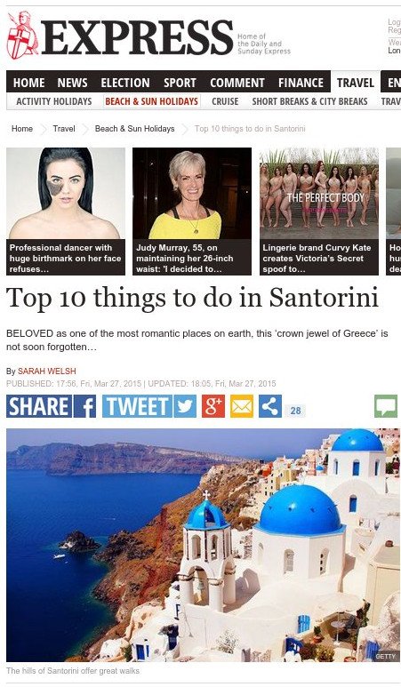 Η βρετανική Express συμβουλεύει: Αυτά είναι τα 10 πράγματα που πρέπει να κάνει ένας τουρίστας στη Σαντορίνη [λίστα & βίντεο] | iefimerida.gr 0