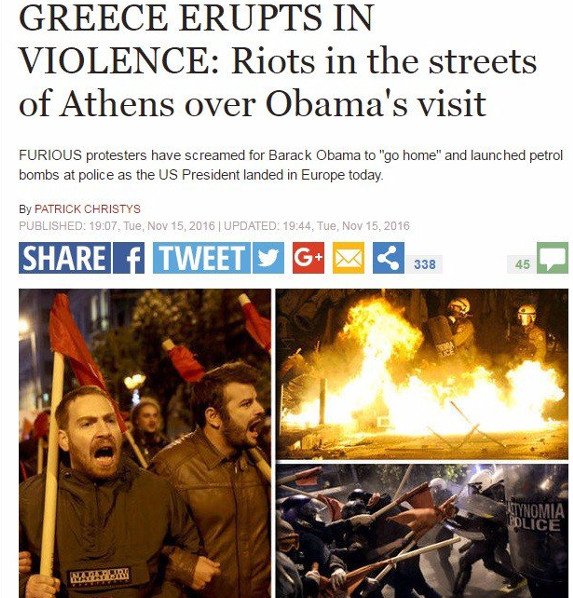 Οδοφράγματα και μολότοφ στο Πολυτεχνείο -Βροχή από χημικά στα συλλαλητήρια κατά Ομπαμα [εικόνες&βίντεο] | iefimerida.gr 8