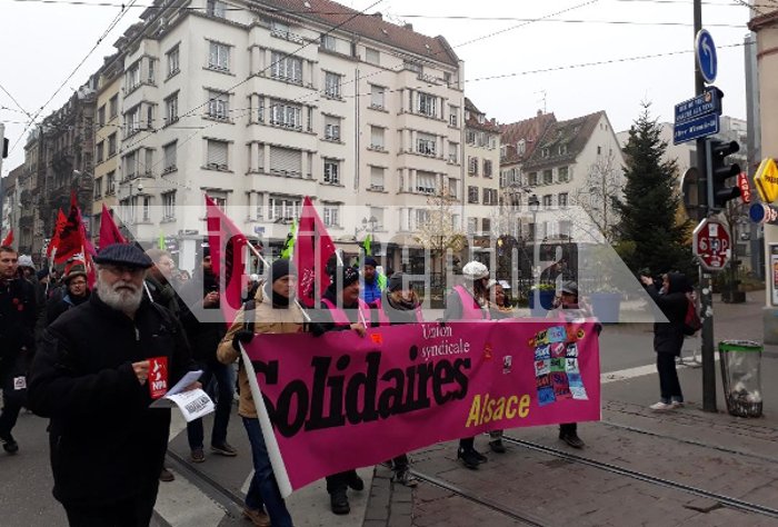 Το iefimerida στη διαδήλωση των συνδικάτων στο Στρασβούργο κατά των μεταρρυθμίσεων Μακρόν [εικόνες] | iefimerida.gr 0