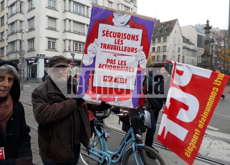 Το iefimerida στη διαδήλωση των συνδικάτων στο Στρασβούργο κατά των μεταρρυθμίσεων Μακρόν [εικόνες] | iefimerida.gr 1