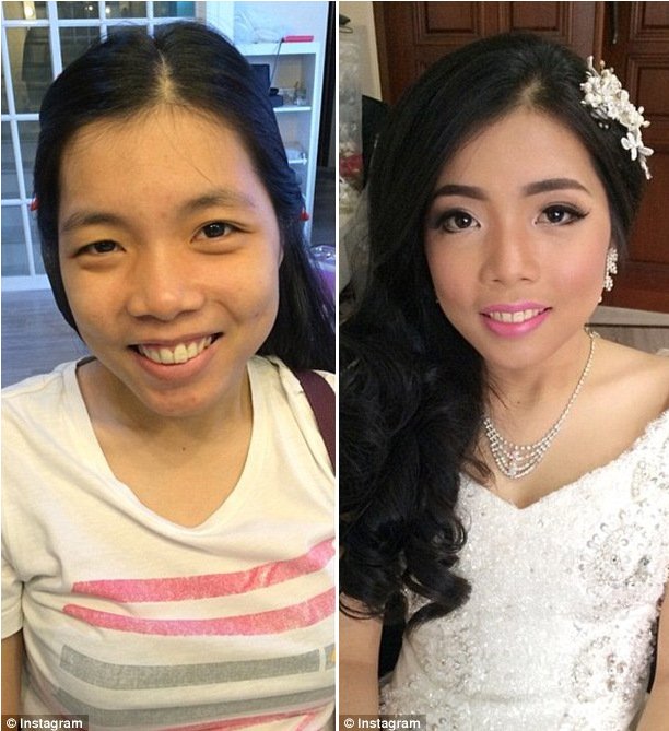 Το μακιγιάζ κάνει θαύματα -Γυναίκες βάφουν μόνο το μισό πρόσωπό τους και το αποδεικνύουν [εικόνες] | iefimerida.gr 5