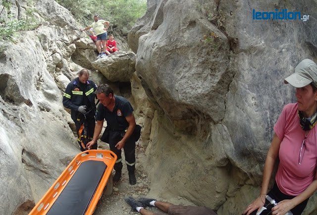 Παραλίγο νέα τραγωδία σε φαράγγι: Σώθηκε περιπατητής που έπεσε σε κώμα [εικόνες &βίντεο] | iefimerida.gr 2