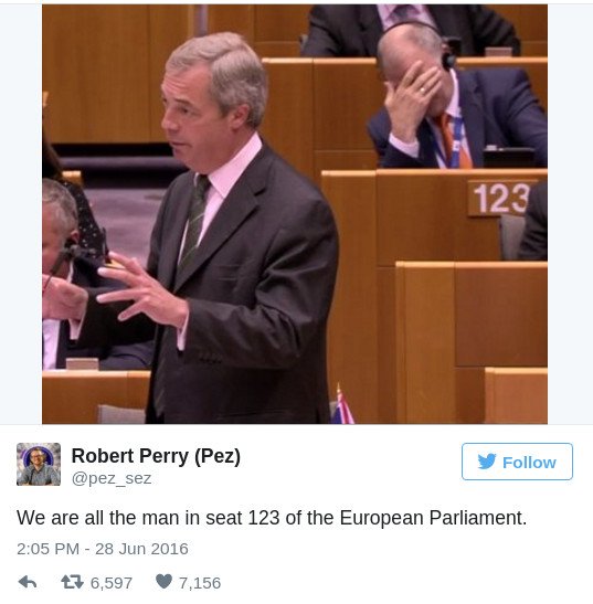  Ξεφτιλίζουν τον Φάρατζ -Ποιος είναι ο άνθρωπος δίπλα του, στην Ευρωβουλή, που κρατούσε το κεφάλι του [εικόνες] | iefimerida.gr 0