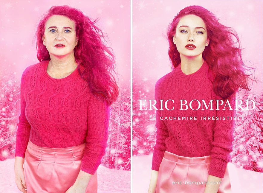 Γαλλίδα δημοσιογράφος αντιγράφει μοντέλα διαφημίσεων δείχνοντας την ανθρώπινη πλευρά τους [εικόνες] | iefimerida.gr 0