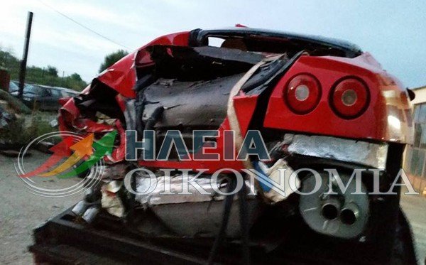 Δείτε πώς έγινε μια Ferrari που καρφώθηκε σε δένδρα στην Ηλεία [εικόνες] | iefimerida.gr 3