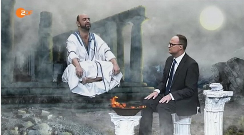 Οι Γερμανοί μας γλεντάνε σε σατιρικό σόου: Το feta-phone, οι μεθυσμένοι ρεμπέτες και ο φραγκοφονιάς μάντης [βίντεο & εικόνες] | iefimerida.gr 3