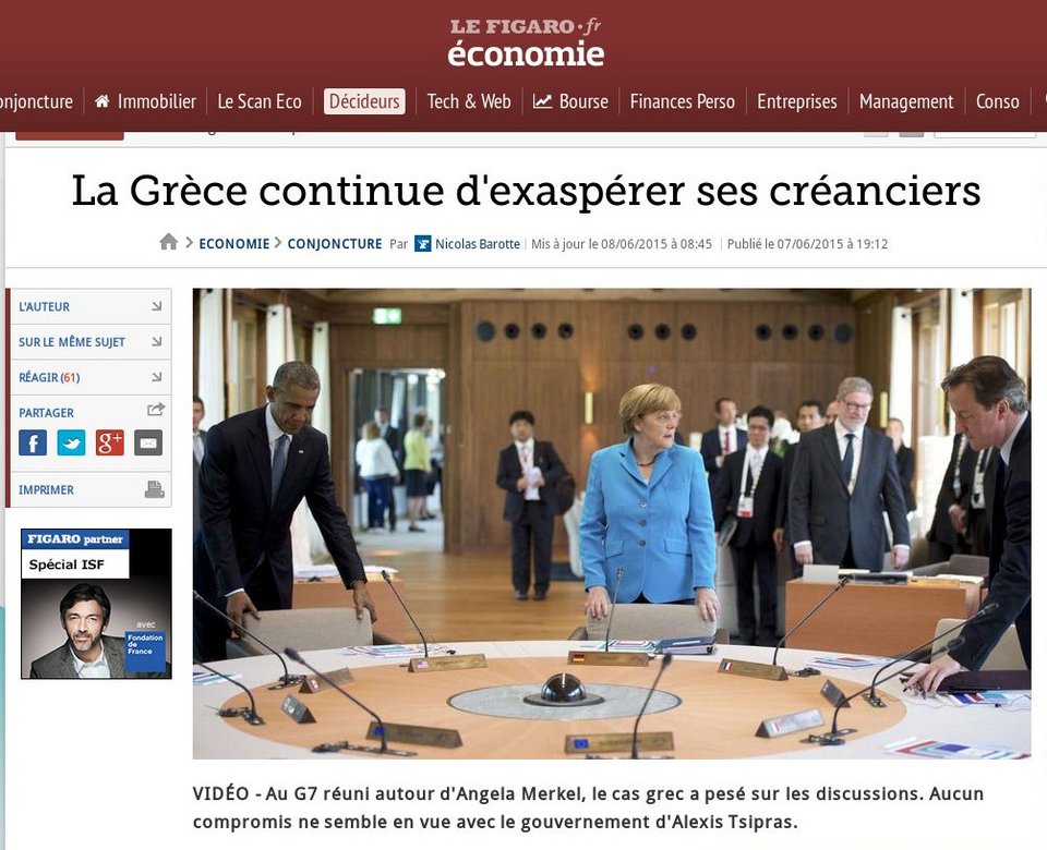 Le Figaro: Η Ελλάδα εξοργίζει τους δανειστές | iefimerida.gr 0