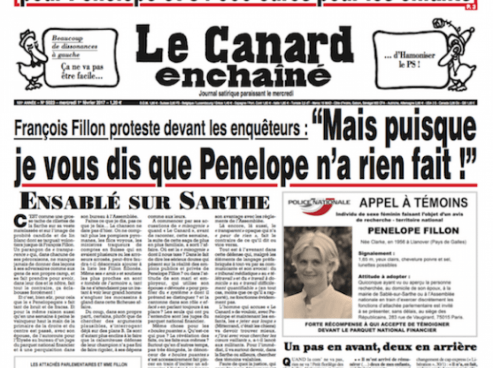 Le Canard Enchaine: Ποια είναι η εφημερίδα που αποκάλυψε το σκάνδαλο Φιγιόν | iefimerida.gr 0