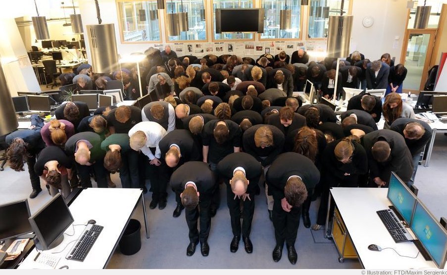 Φινάλε με μαύρο εξώφυλλο για τους Financial Times Deutchland [εικόνες] | iefimerida.gr 1