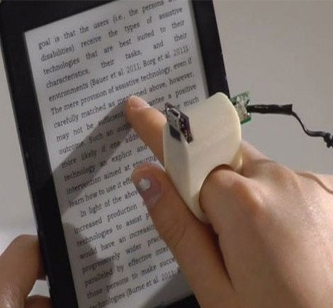Finger Reader: Συσκευή - δαχτυλίδι «διαβάζει» κείμενα σε τυφλούς [εικόνες & βίντεο] | iefimerida.gr 1