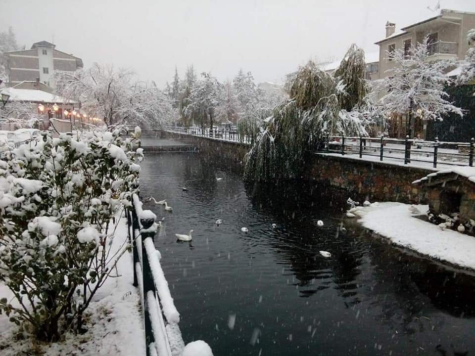 Η Φλώρινα ξαφνικά θυμίζει Αμστερνταμ -Παγωμένος ποταμός με πάπιες και ποδήλατα παντού [εικόνες]   | iefimerida.gr 0