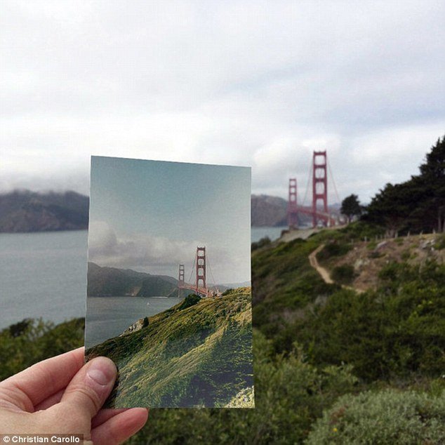 Ταξιδεύει και βγάζει φωτογραφίες τα ίδια μέρη που είχε επισκεφτεί ο παππούς του πριν από 40 χρόνια [εικόνες]   | iefimerida.gr 0