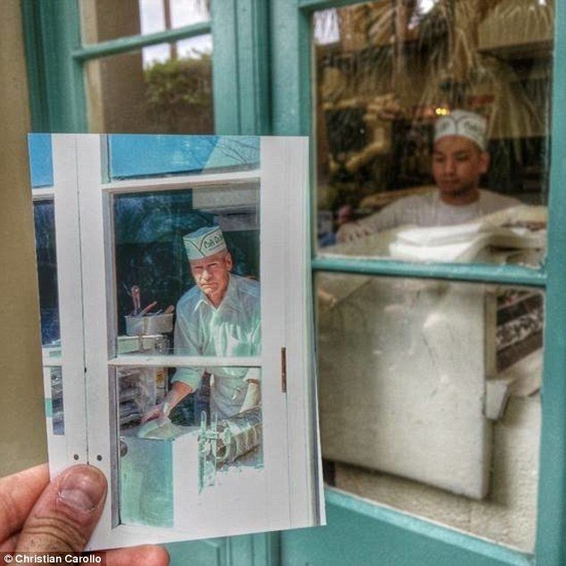 Ταξιδεύει και βγάζει φωτογραφίες τα ίδια μέρη που είχε επισκεφτεί ο παππούς του πριν από 40 χρόνια [εικόνες]   | iefimerida.gr 1