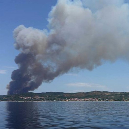 Ολονύχτια μάχη με τις φλόγες στην Χαλκιδική [εικόνες]  | iefimerida.gr 4