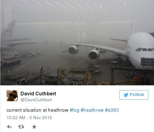 Χάθηκε στην ομίχλη το Λονδίνο -Χάος από τις ακυρώσεις πτήσεων [εικόνες] | iefimerida.gr 7