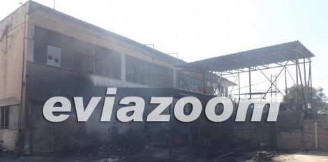 Σε ύφεση η φωτιά η Ριτσώνα - Στις φλόγες παραδόθηκαν αυτοκίνητα και ένα εργοστάσιο [εικόνες] | iefimerida.gr 0
