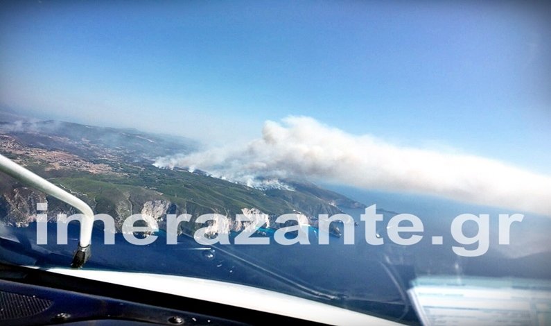 Ζάκυνθος: Η πυρκαγιά στην Αναφωνήτρια από ύψος 6.000 πόδια [εικόνα & βίντεο] | iefimerida.gr 0