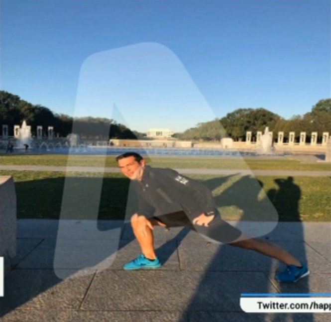 Ο Αλέξης Τσίπρας με αθλητικό σορτσάκι κάνει τζόκινγκ στην Ουάσινγκτον [εικόνες] | iefimerida.gr 1