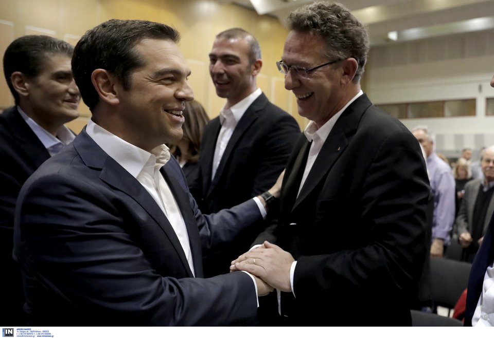 Ο πρωθυπουργός με τον Κώστα Αρβανίτη