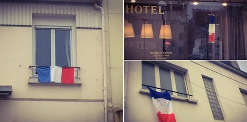 Η Γαλλία τιμά τους 130 νεκρούς των τρομοκρατικών επιθέσεων -Μια γαλλική σημαία σε κάθε σπίτι [εικόνες] | iefimerida.gr 5