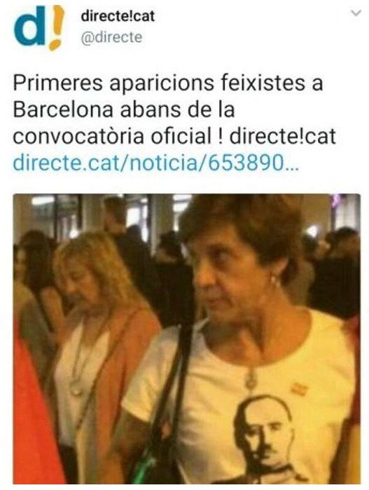 Le Monde: Εβαλαν ψεύτικες εικόνες οπαδών του Φράνκο για να συκοφαντήσουν τη διαδήλωση εναντίον της απόσχισης [εικόνες] | iefimerida.gr 0