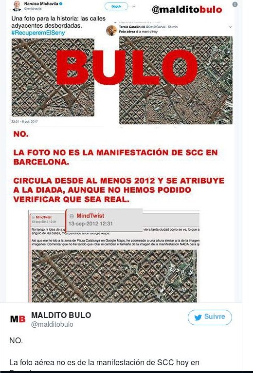 Le Monde: Εβαλαν ψεύτικες εικόνες οπαδών του Φράνκο για να συκοφαντήσουν τη διαδήλωση εναντίον της απόσχισης [εικόνες] | iefimerida.gr 3