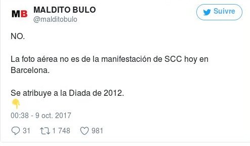 Le Monde: Εβαλαν ψεύτικες εικόνες οπαδών του Φράνκο για να συκοφαντήσουν τη διαδήλωση εναντίον της απόσχισης [εικόνες] | iefimerida.gr 4