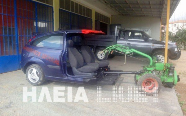 Ενας ευρηματικός Ελληνας: Εφτιαξε αγωνιστικό μηχάνημα για αγρότες που κάνει θραύση -Ιδού η Ford...Φρέζα [εικόνες] | iefimerida.gr 1