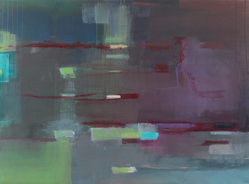 Γιάννης Αδαμάκος, Τοπία της Μνήμης III, Λάδι σε Καμβά, 140x200 εκ., 2017