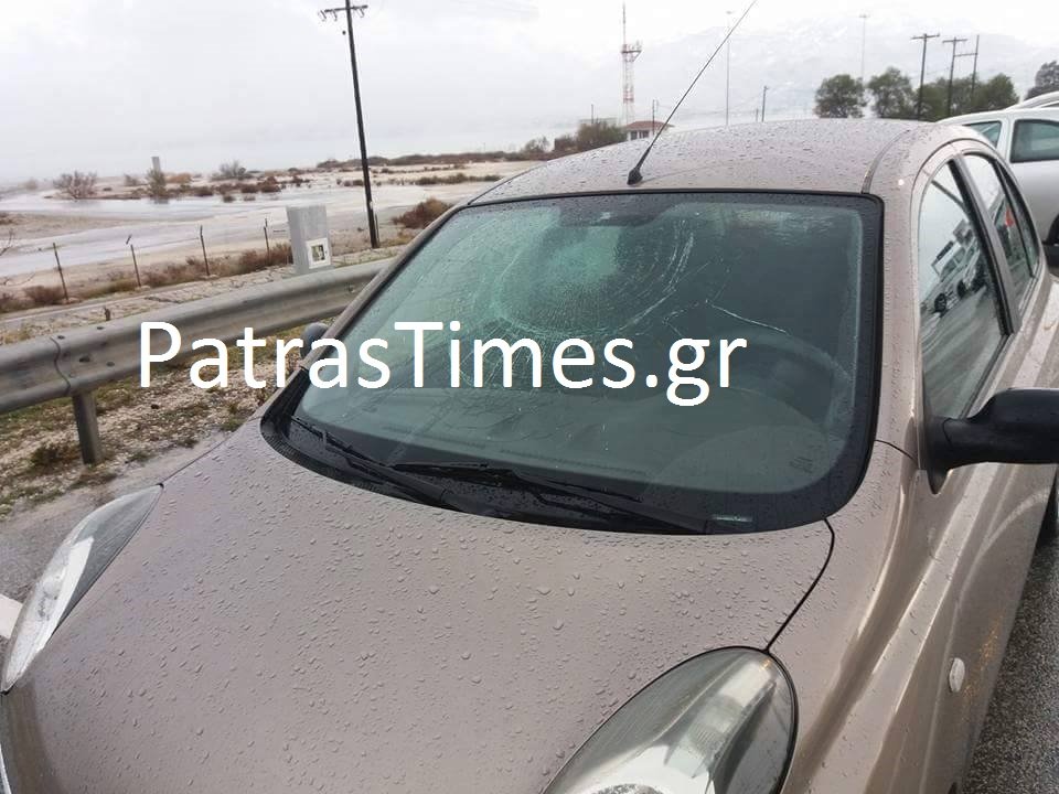 Δείτε τα αυτοκίνητα που έσπασαν στη γέφυρα Ρίου-Αντιρρίου από την πτώση πάγου [εικόνες] | iefimerida.gr 0