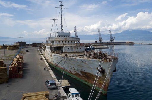 Το Galeb σκουριάζει στη Ριέκα/ Φωτογραφία: AP