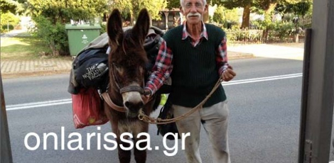 Ταξίδι ζωής για έναν Γάλλο και το... γαϊδούρι του: Παρίσι – Αγιοι Τόποι μέσω Λάρισας [εικόνα] | iefimerida.gr 0