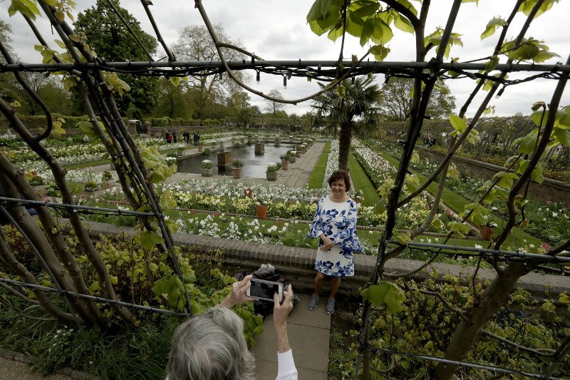 Ο «Λευκός Κήπος» της Νταϊάνα: 12.000 λουλούδια στο παλάτι Κένσινγκτον, στη μνήμη της πριγκίπισσας [εικόνες] | iefimerida.gr 2