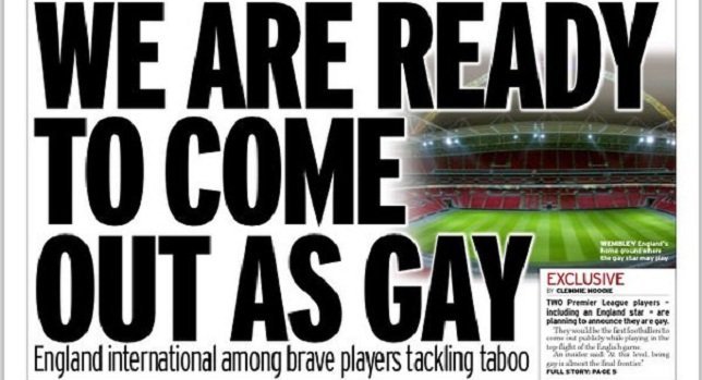 Mirror: Δύο ποδοσφαιριστές της Premier League θα παραδεχθούν πως είναι ομοφυλόφιλοι [εικόνα] | iefimerida.gr 0