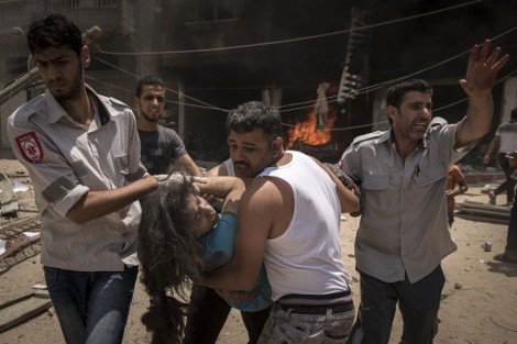 Αιματοκύλισμα στη Λωρίδα της Γάζας -73 νεκροί Παλαιστίνιοι σε μία ημέρα [εικόνες] | iefimerida.gr 9