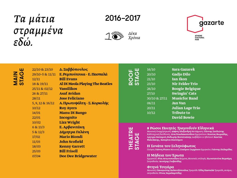 Το gazarte κλείνει τα 10 του χρόνια -Γιορτάζει με 150 event [πρόγραμμα] | iefimerida.gr 3