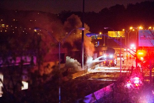Kατέρρευσε τμήμα λεωφόρου στην Ατλάντα μετά από φωτιά [εικόνες] | iefimerida.gr 6