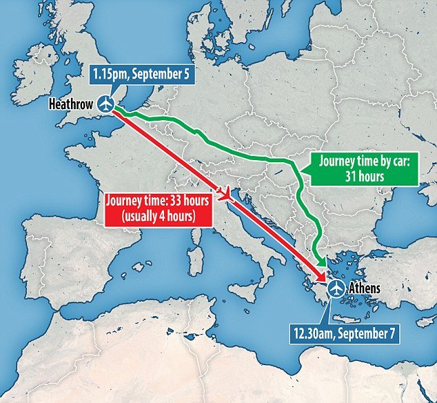 Ταξίδι-οδύσσεια Βρετανού στην Ελλάδα: Εκανε 33 ώρες να έρθει αεροπορικώς από το Λονδίνο [εικόνες] | iefimerida.gr 2