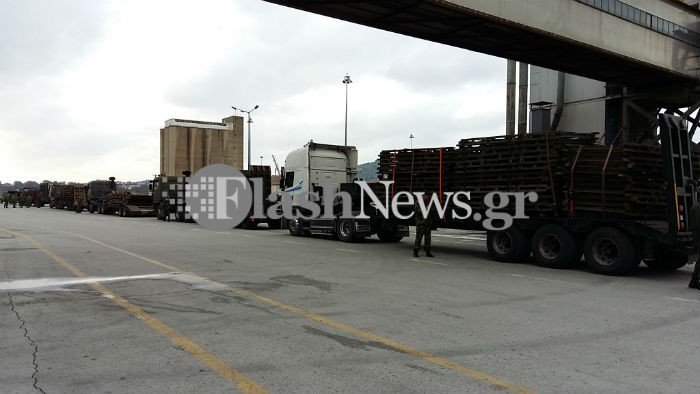 Εφτασαν στα Χανιά οι πρώτες γέφυρες του στρατού -Θα τοποθετηθούν στον Πλατανιά [εικόνες] | iefimerida.gr 5