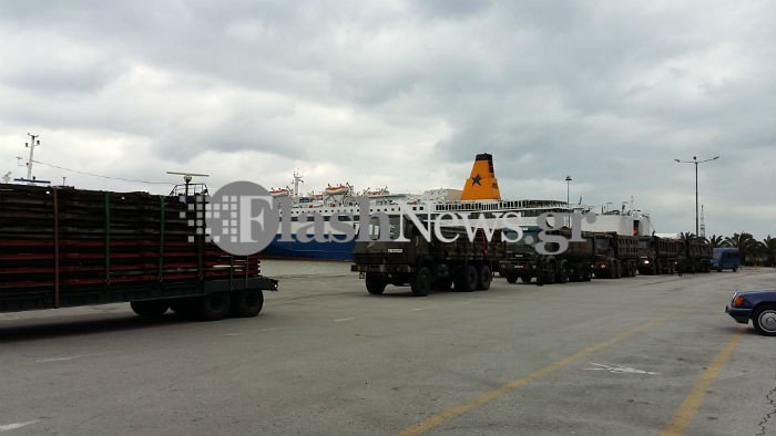 Εφτασαν στα Χανιά οι πρώτες γέφυρες του στρατού -Θα τοποθετηθούν στον Πλατανιά [εικόνες] | iefimerida.gr 4