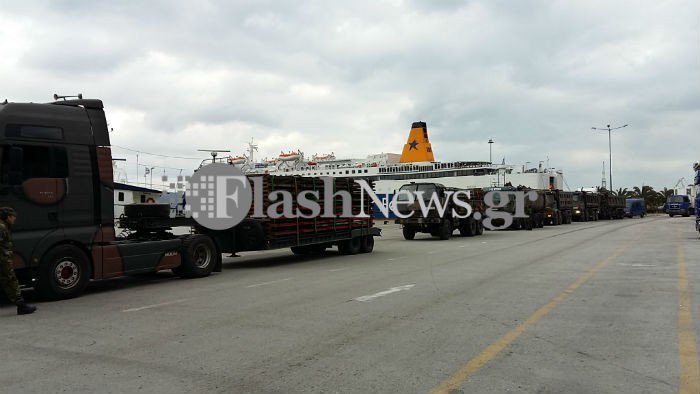 Εφτασαν στα Χανιά οι πρώτες γέφυρες του στρατού -Θα τοποθετηθούν στον Πλατανιά [εικόνες] | iefimerida.gr 2