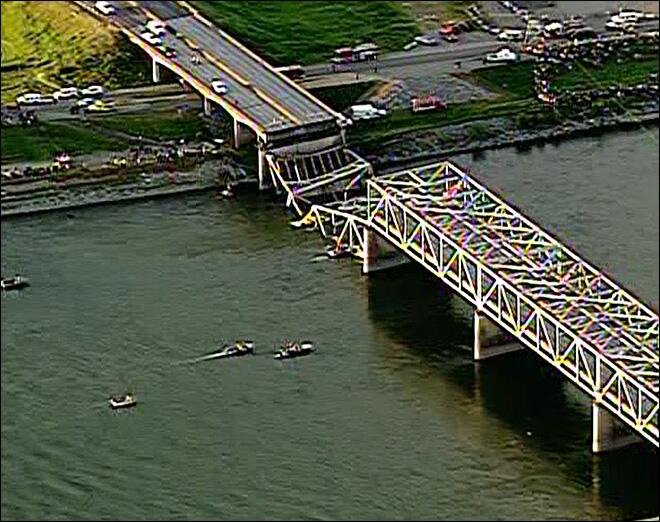 Γιατί καταρρέουν οι γέφυρες στις ΗΠΑ - Χθες στην Ουάσινγκτον, το 2007 στη Μινεσότα [εικόνες] | iefimerida.gr 2