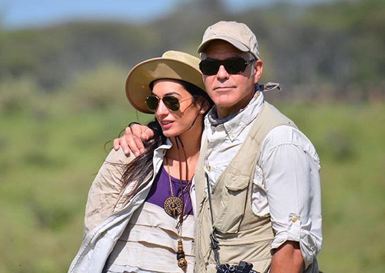 Γι' αυτό δεν μένει καμία δίπλα στον Κλούνεϊ -Πήγε την καινούρια φιλενάδα του για σαφάρι [εικόνες] | iefimerida.gr 1